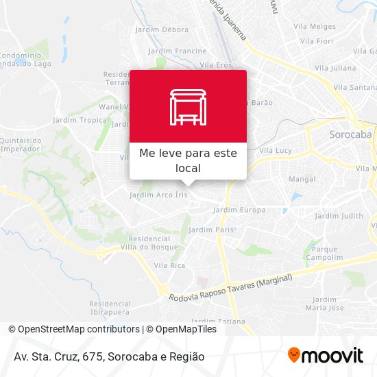 Av. Sta. Cruz, 675 mapa