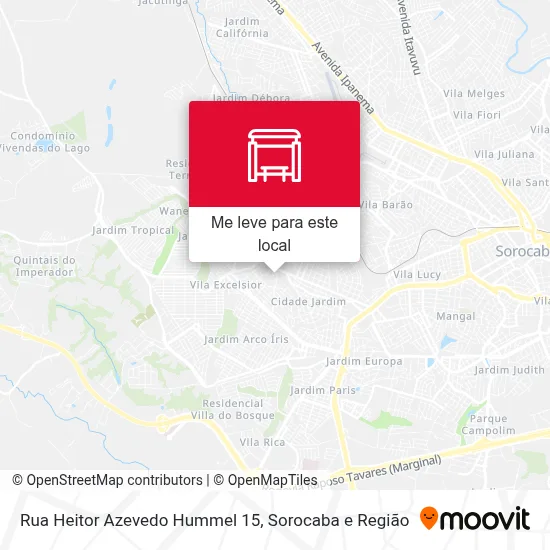 Rua Heitor Azevedo Hummel 15 mapa