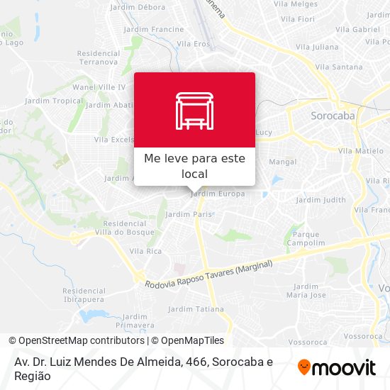 Av. Dr. Luiz Mendes De Almeida, 466 mapa