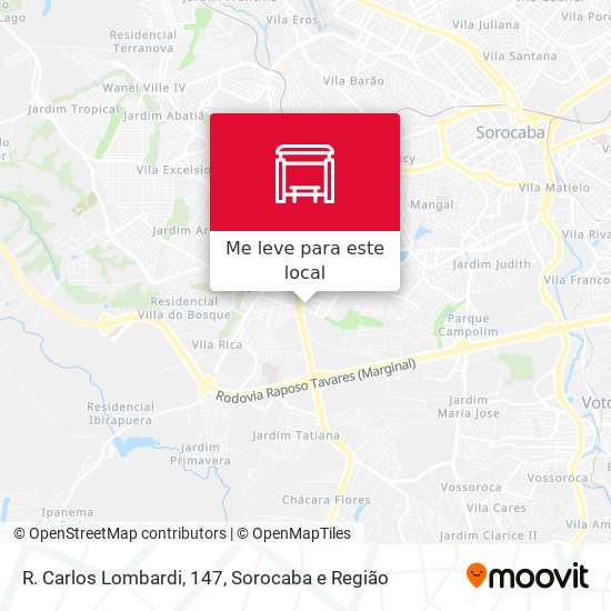 R. Carlos Lombardi, 147 mapa