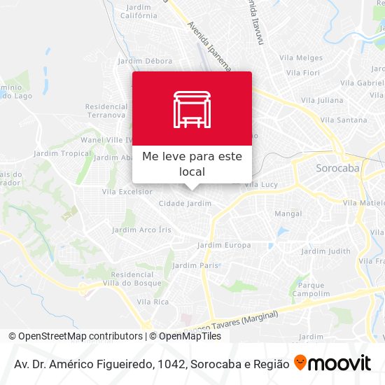 Av. Dr. Américo Figueiredo, 1042 mapa