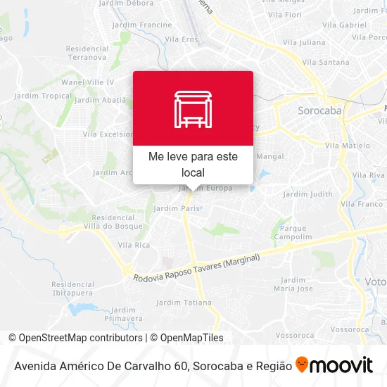 Avenida Américo De Carvalho 60 mapa