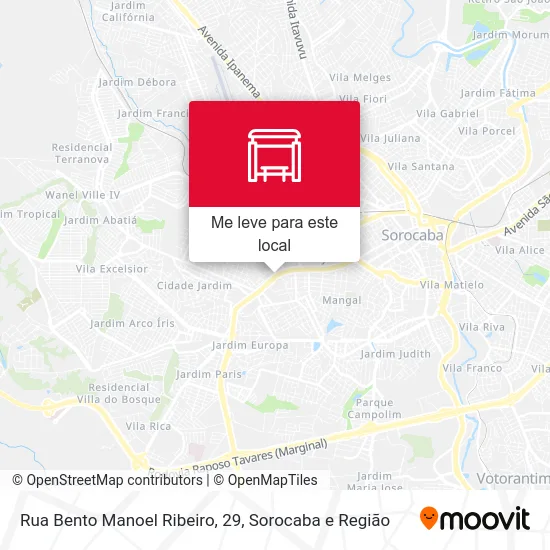 Rua Bento Manoel Ribeiro, 29 mapa