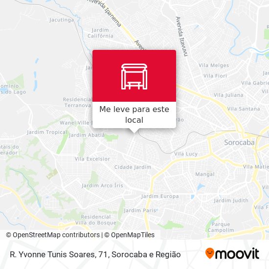 R. Yvonne Tunis Soares, 71 mapa