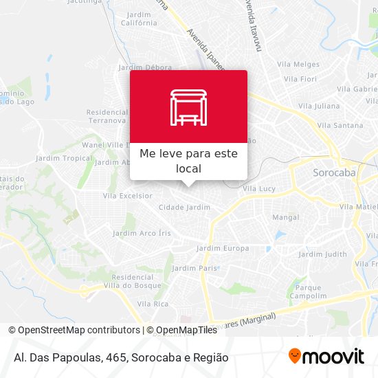 Al. Das Papoulas, 465 mapa