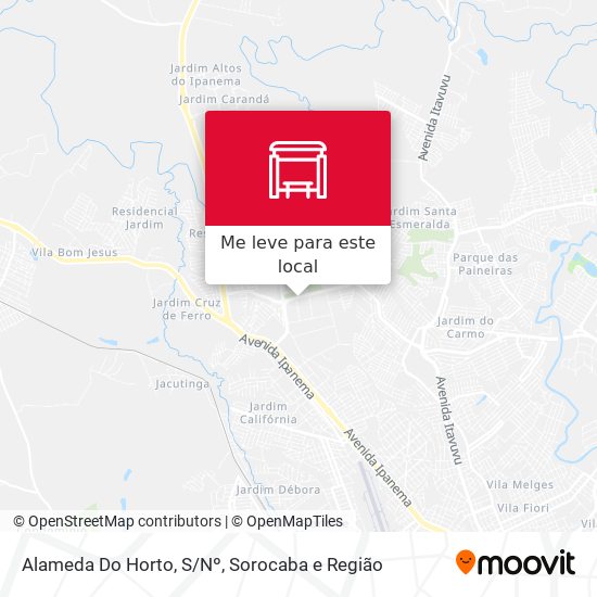 Alameda  Do Horto, S/Nº mapa