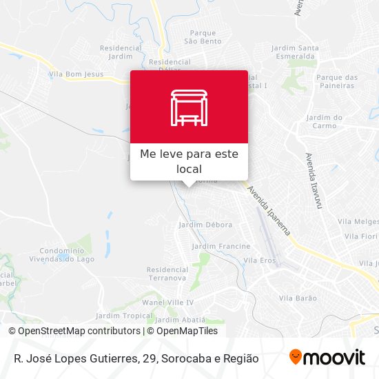 R. José Lopes Gutierres, 29 mapa