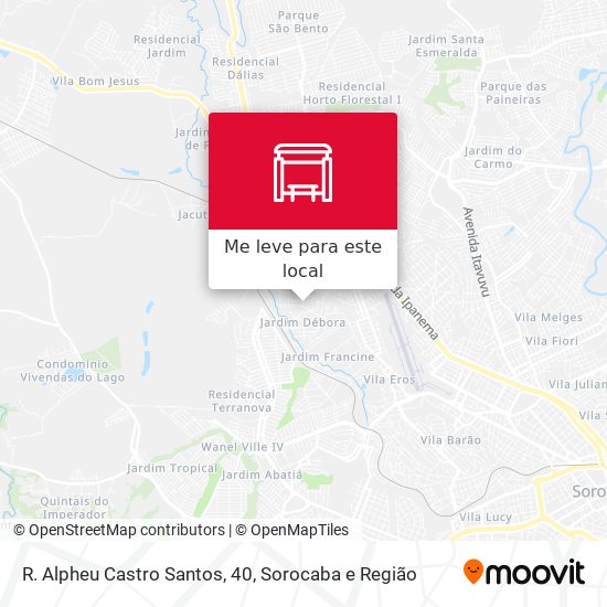 R. Alpheu Castro Santos, 40 mapa