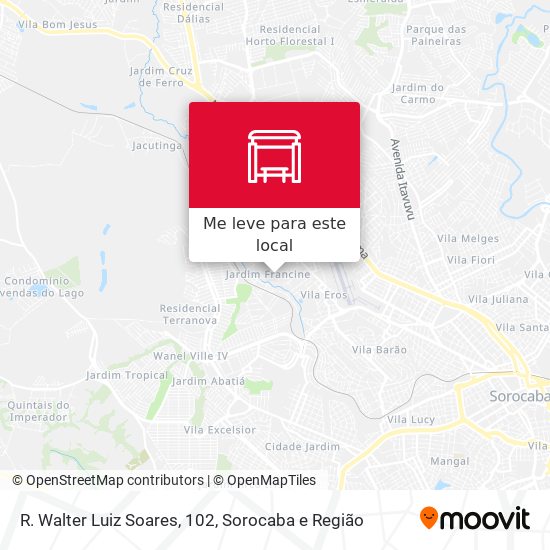 R. Walter Luiz Soares, 102 mapa