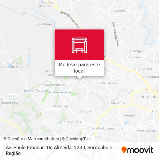 Av. Paulo Emanuel De Almeida, 1230 mapa