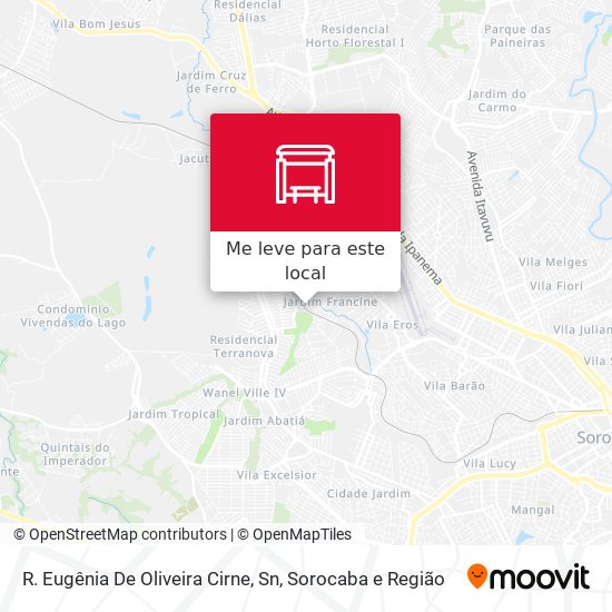 R. Eugênia De Oliveira Cirne, Sn mapa