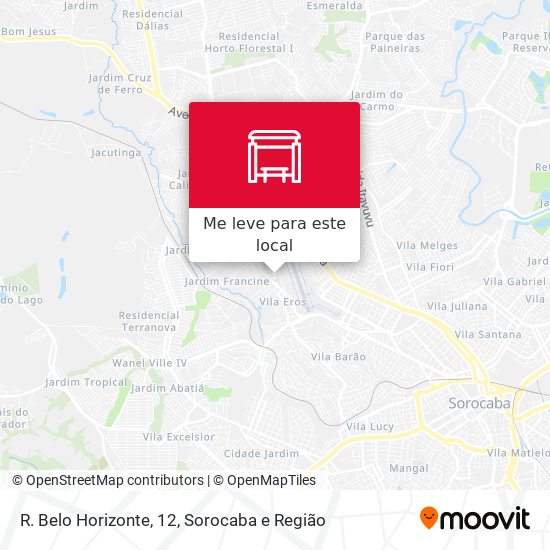 R. Belo Horizonte, 12 mapa