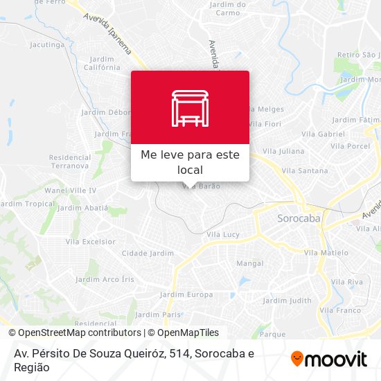 Av. Pérsito De Souza Queiróz, 514 mapa