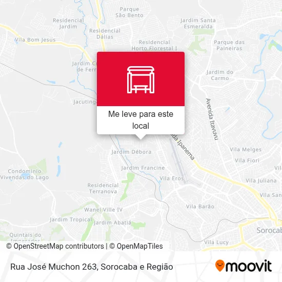 Rua José Muchon 263 mapa