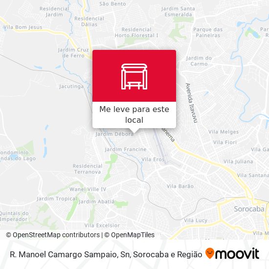 R. Manoel Camargo Sampaio, Sn mapa