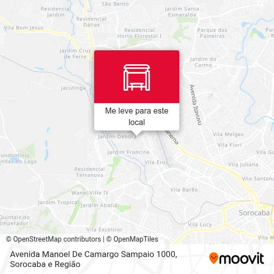 Avenida Manoel De Camargo Sampaio 1000 mapa