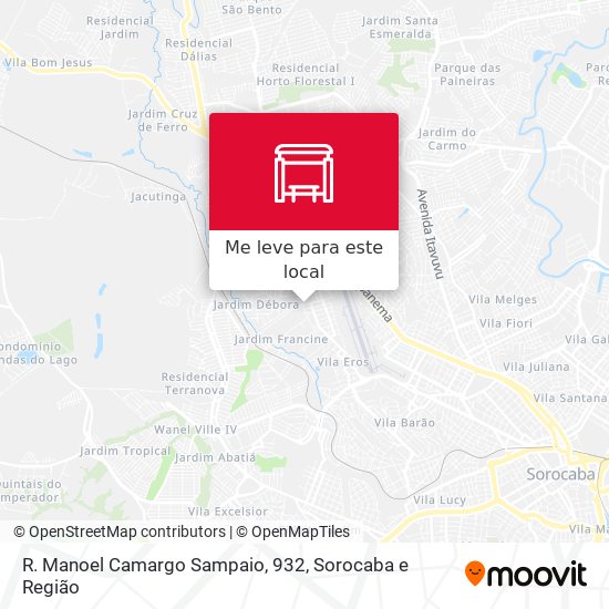 R. Manoel Camargo Sampaio, 932 mapa