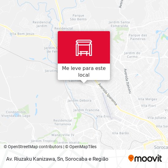 Av. Riuzaku Kanizawa, Sn mapa