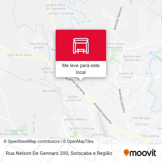 Rua Nelson De Gennaro 200 mapa