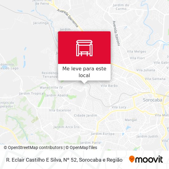 R. Eclair Castilho E Silva,  Nº 52 mapa