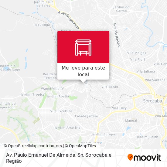 Av. Paulo Emanuel De Almeida, Sn mapa