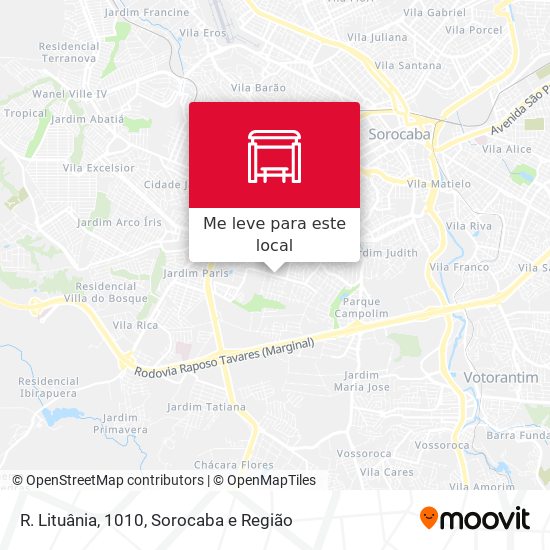 R. Lituânia, 1010 mapa
