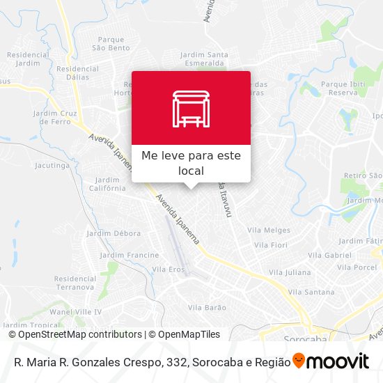 R. Maria R. Gonzales Crespo, 332 mapa