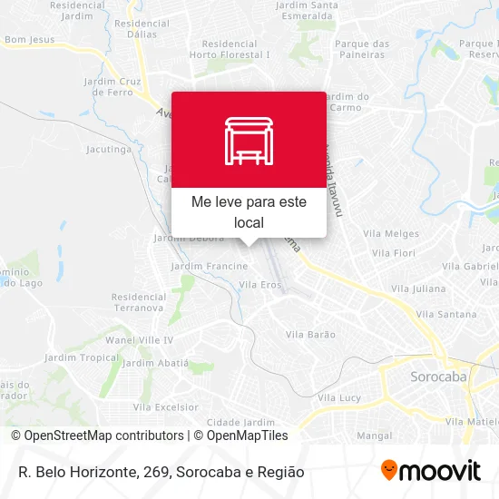 R. Belo Horizonte, 269 mapa