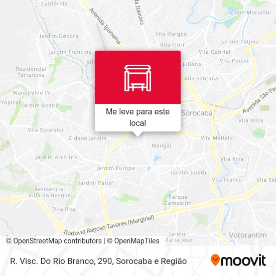 R. Visc. Do Rio Branco, 290 mapa