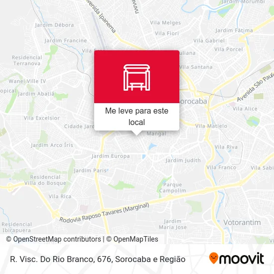 R. Visc. Do Rio Branco, 676 mapa