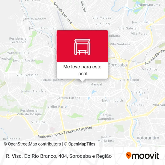 R. Visc. Do Rio Branco, 404 mapa