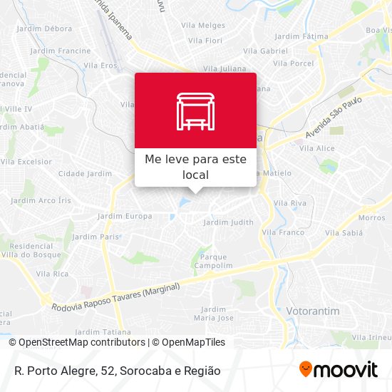 R. Porto Alegre, 52 mapa