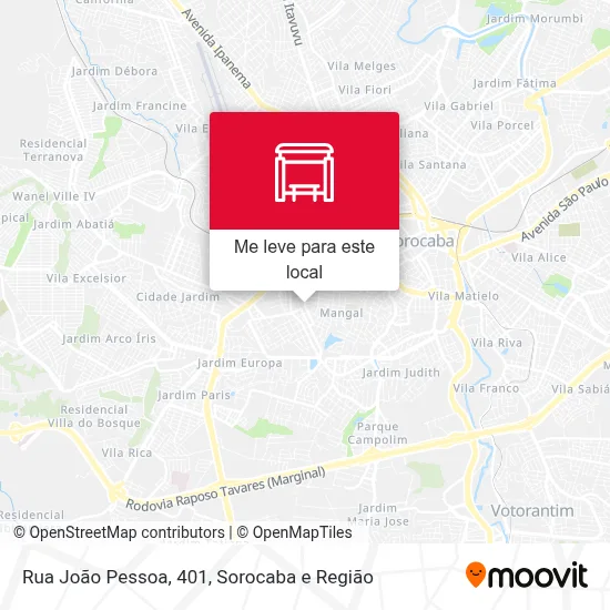 Rua João Pessoa, 401 mapa
