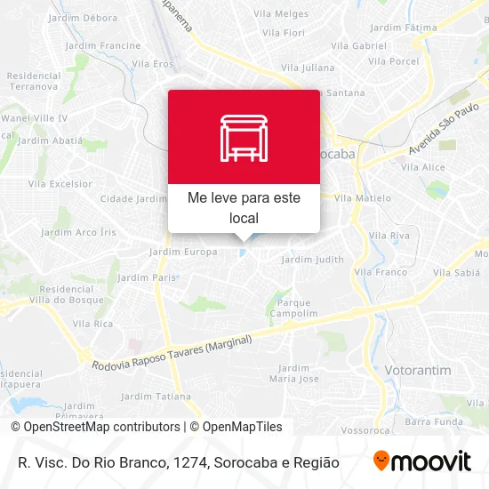 R. Visc. Do Rio Branco, 1274 mapa