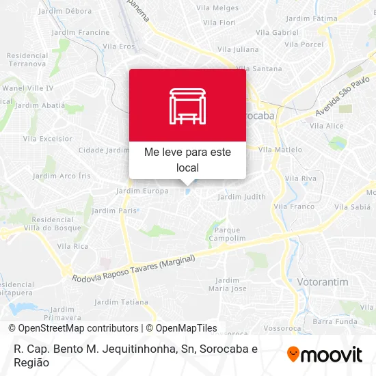 R. Cap. Bento M. Jequitinhonha, Sn mapa