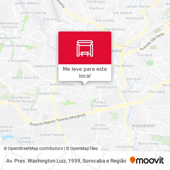 Av. Pres. Washington Luiz, 1959 mapa