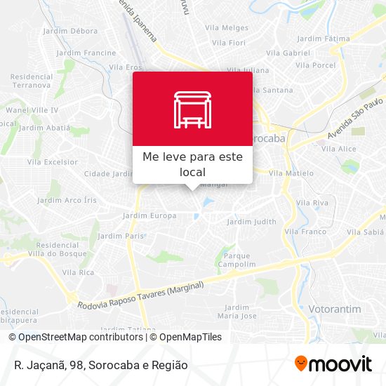 R. Jaçanã, 98 mapa