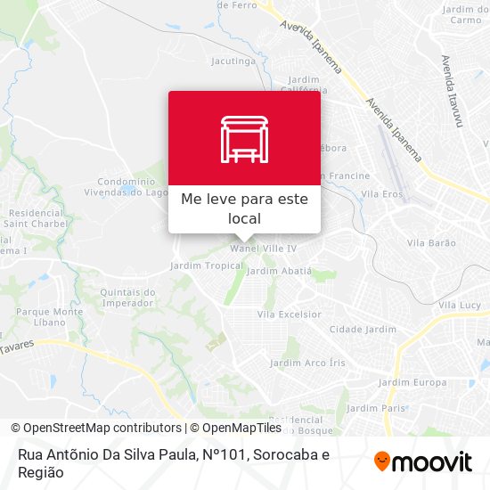 Rua  Antõnio Da Silva Paula, Nº101 mapa