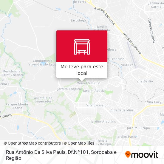 Rua  Antõnio Da Silva Paula, Df.Nº101 mapa