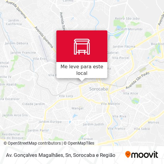 Av. Gonçalves Magalhães, Sn mapa