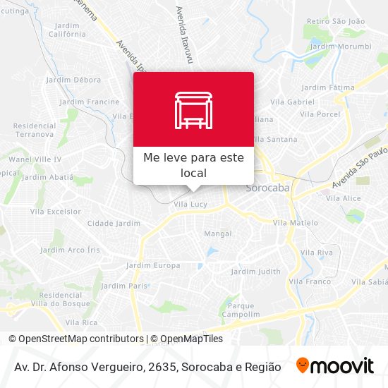Av. Dr. Afonso Vergueiro, 2635 mapa