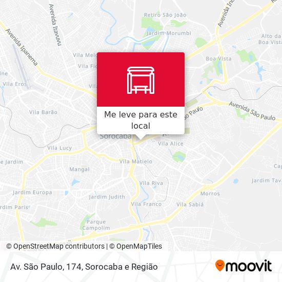 Av. São Paulo, 174 mapa
