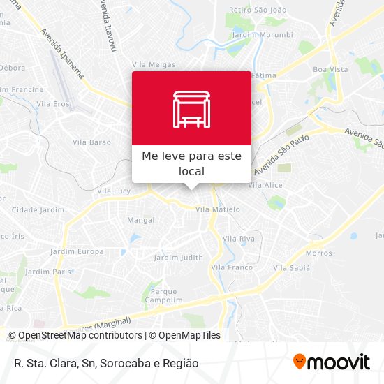 R. Sta. Clara, Sn mapa