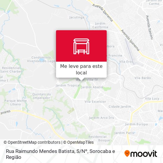 Rua  Raimundo Mendes Batista, S / Nº mapa