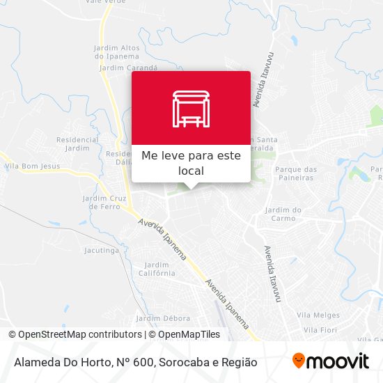 Alameda  Do Horto, Nº 600 mapa