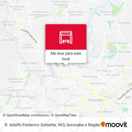 R. Adolfo Frederico Schleifer, 963 mapa