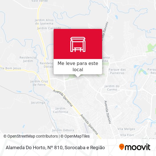 Alameda  Do Horto, Nº 810 mapa