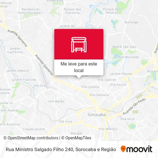 Rua Ministro Salgado Filho 240 mapa