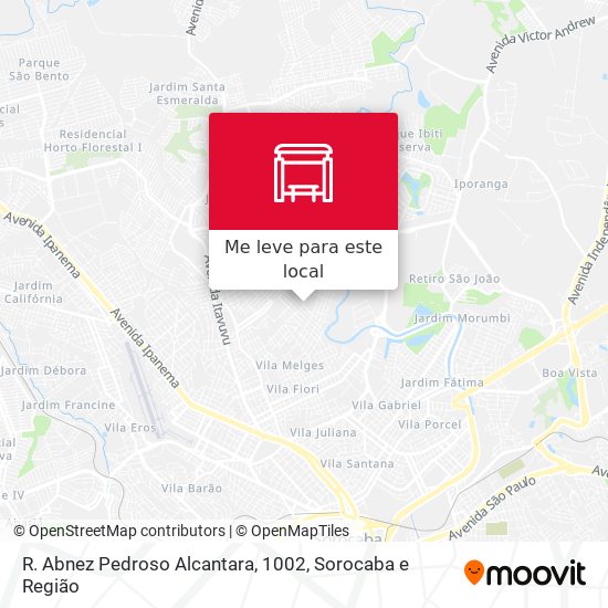 R. Abnez Pedroso Alcantara, 1002 mapa