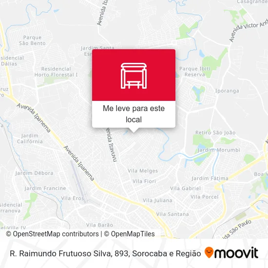 R. Raimundo Frutuoso Silva, 893 mapa